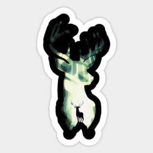 Mystic deer Sticker